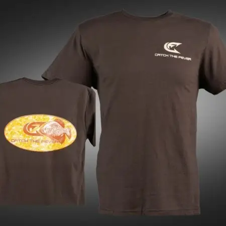 Tan/Brown Crappie Short Sleeve T-Shirt