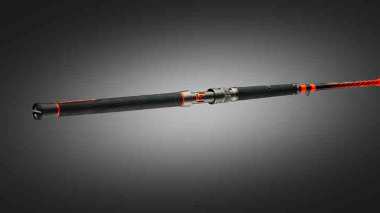 Spinning Rods Big Cat Fever Hellcat Rods Cat Fishing Rod Orange