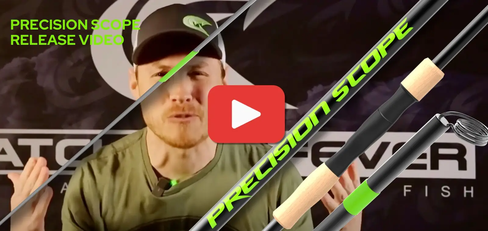 Precision Scope™ rod series video review showcasing rod design and on-the-water performance.