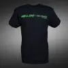 Black Hellcat Revenge® short-sleeve T-shirt with green Hellcat logo.