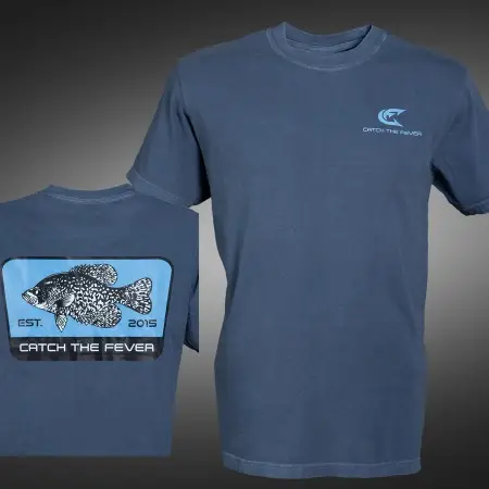 Crappie Short Sleeve Lifestyle T-shirt - Dark GRAY